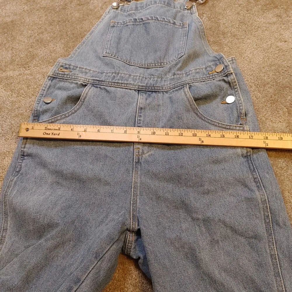 We Wore What Size Small Denim Cotton Overalls Blue Trendy Country Gardening - Image 12