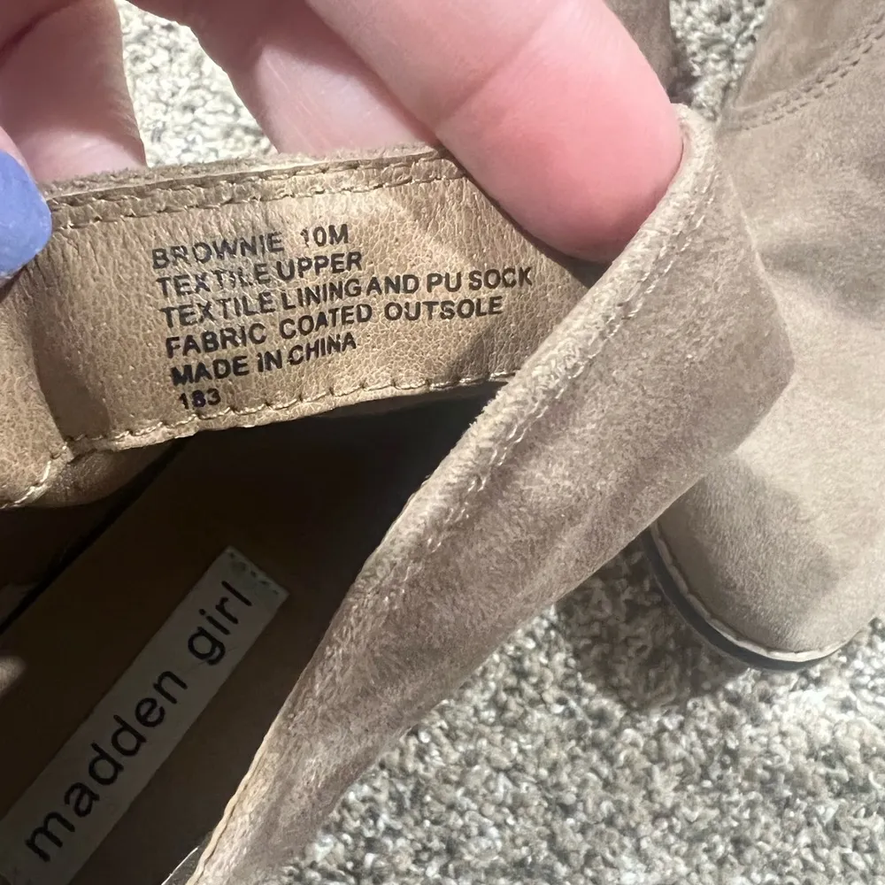 Madden Girl tan Booties - Brownie size 10M - Image 10