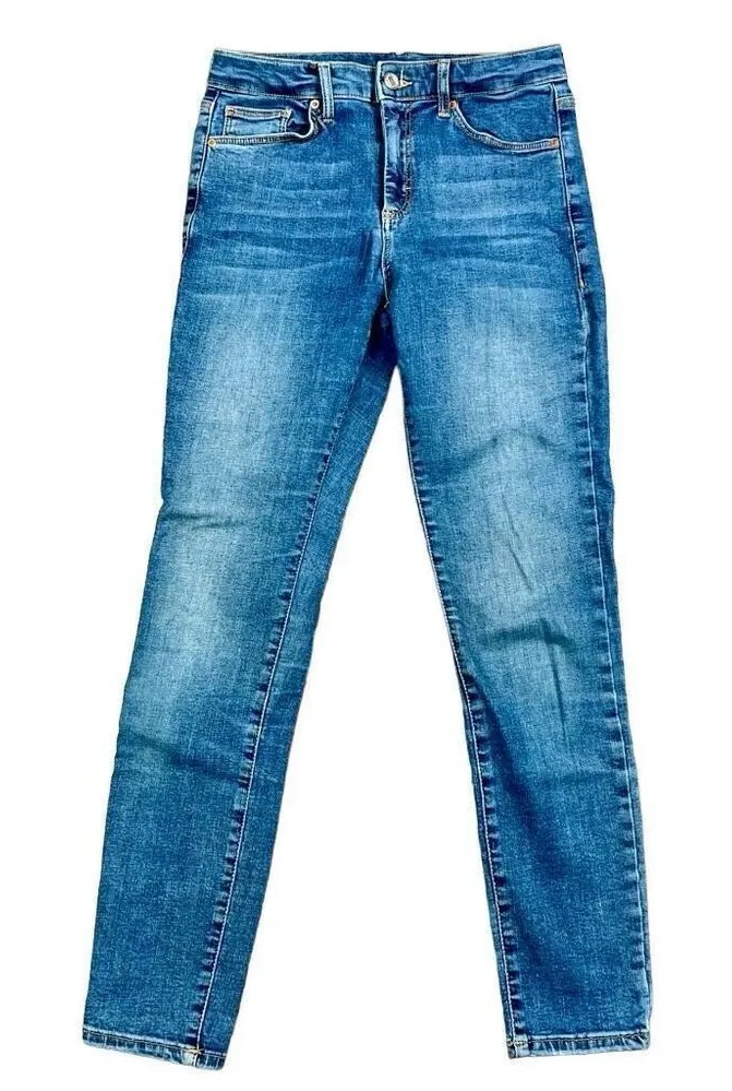 Topshop Moto Denim Ankle Blue Jeans W28 L30 - Image 1
