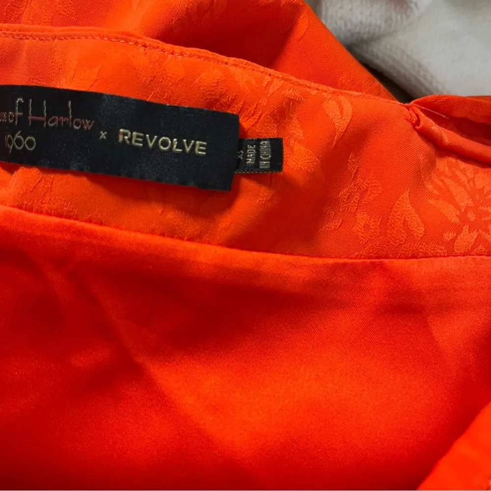 House of Harlow 1960 x REVOLVE Irina Cami Jacquard Tank Top in Orange Sz XS EUC - Image 9