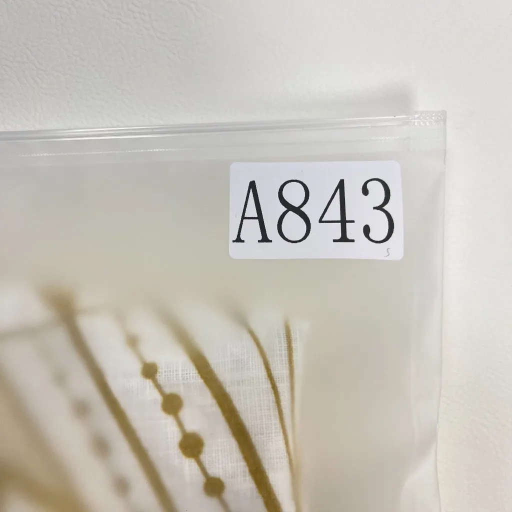 NWOT Farm Rio Midi Skirt Off-White/Beige Lace Nature Wavy Hem Linen Size XS - Image 12