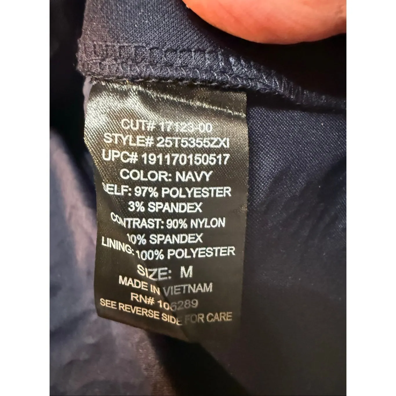 Three Pink Hearts Navy/Black Sleeveless Dress Sz M Junior NWT - Image 4