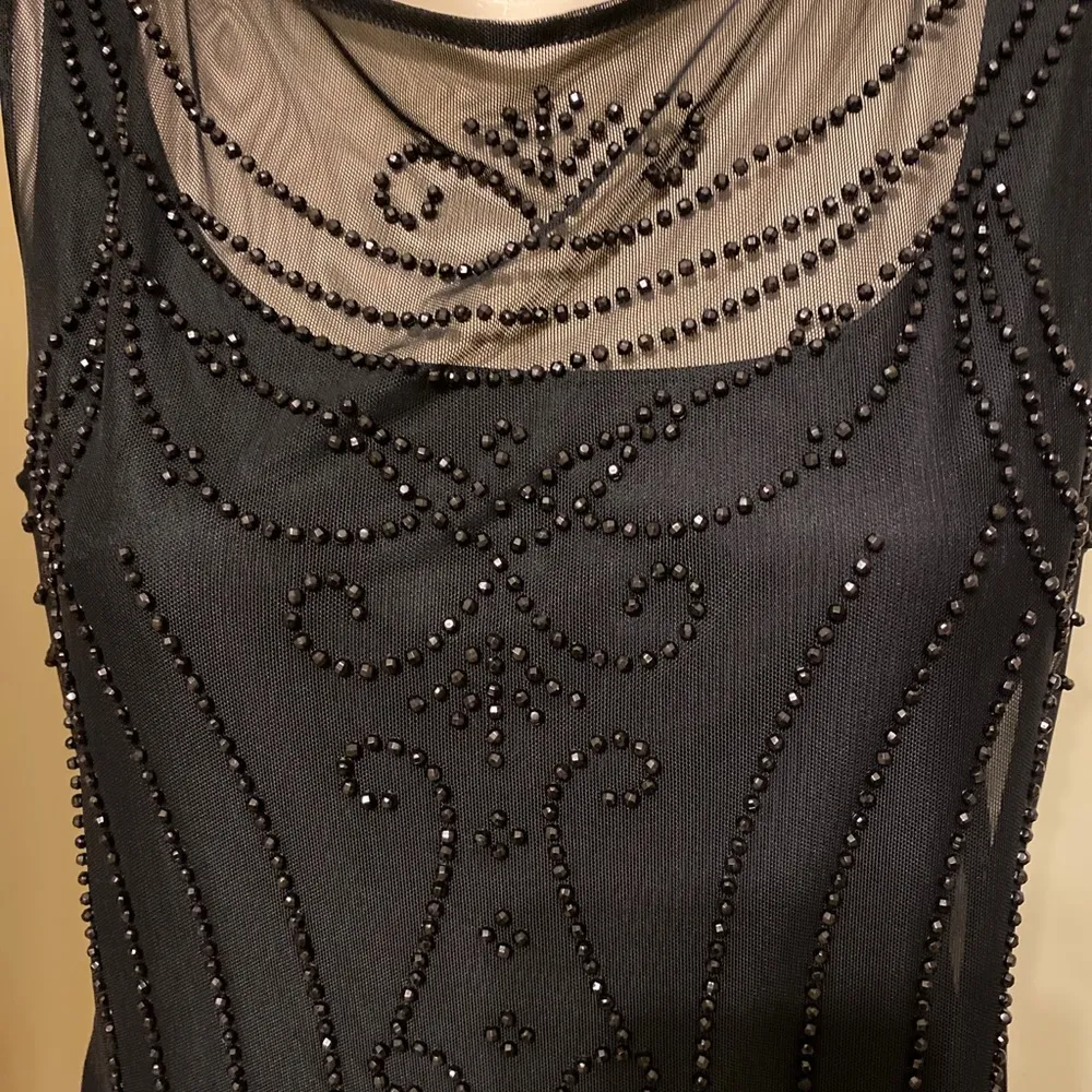 🛍SEQUIN BLACK TOP AS SHOWN SIZE M🛍WORN ONCE🛍 Size M - Image 4