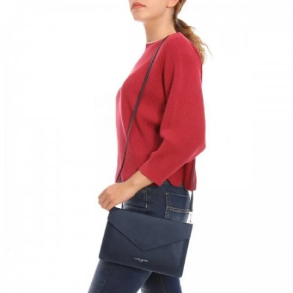 💕LANCASTER PARIS💕 Leather Envelope Clutch Xbody - Image 13