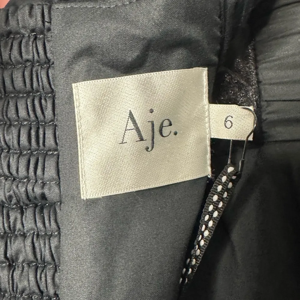 NWT Aje Black Valentina Cotton Poplin Bow - Image 9