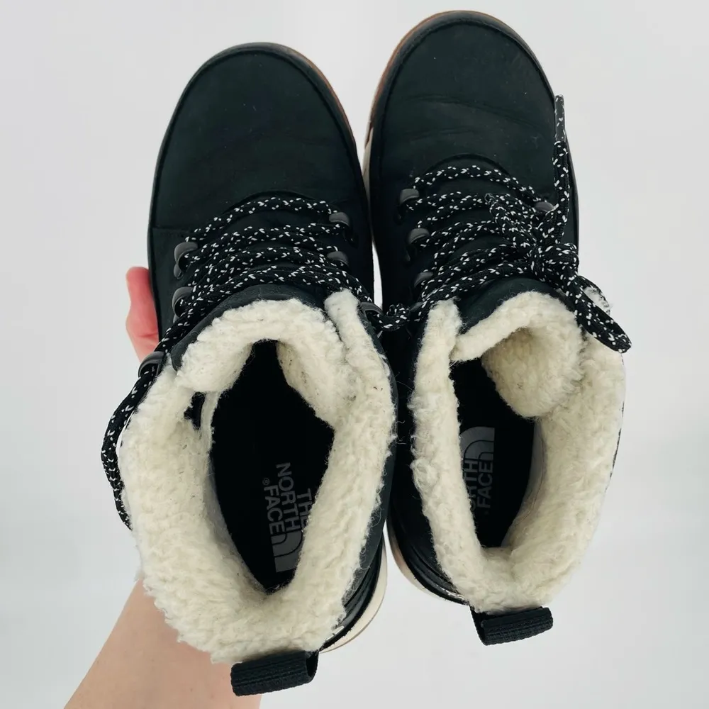 The North Face Women's Sierra Mid Lace Waterproof Boots Black Size 6.5 - Image 4