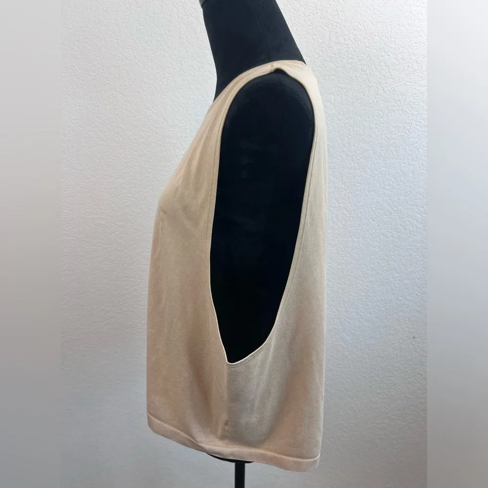 Offline by Aerie Seamless Logo Neutral Muscle Tank Top Size XL - Image 3