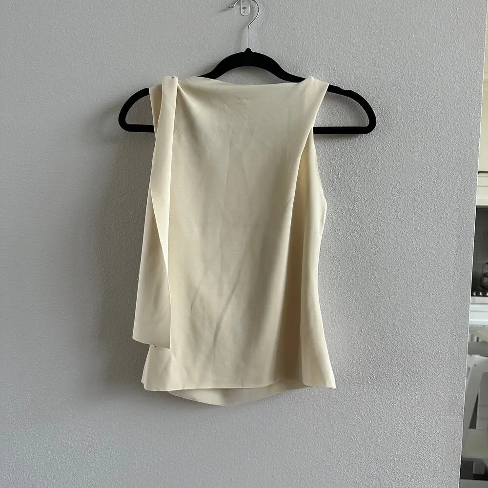 khy Sueded Stretch Knotted Top new size large - Image 4