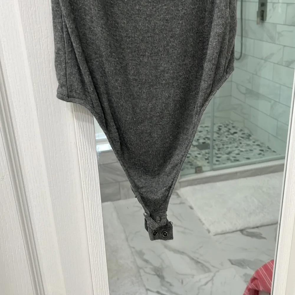 Express off the shoulder ruffle, thong bodysuit - Image 4