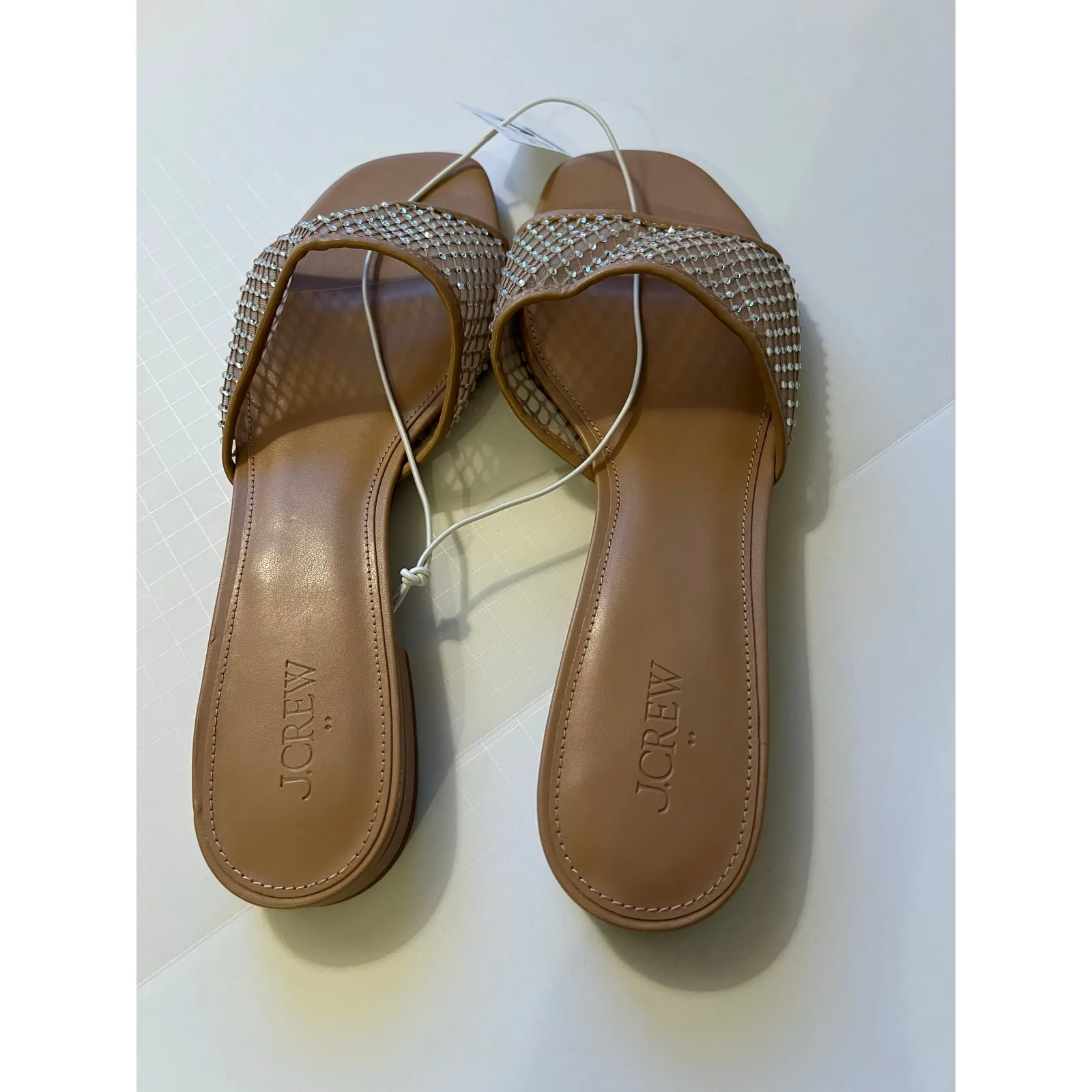 J.Crew Rhinestone Mesh Slide Sandals - Image 5