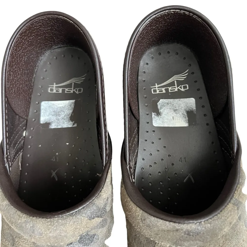 Dansko  Professional Clog - Camo Suede - Image 7