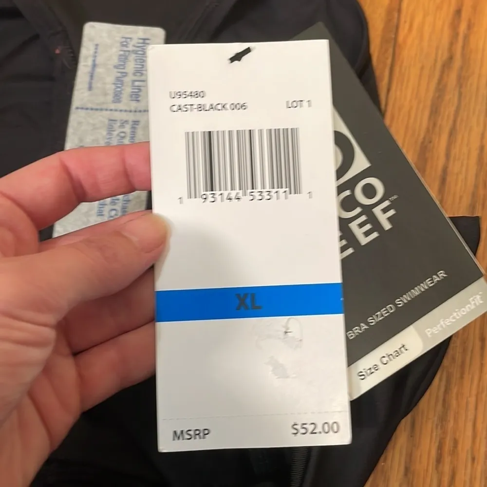 Coco Reef Serene Cross Over Bikini Bottom - Classic Solids Black size XL NWT - Image 7