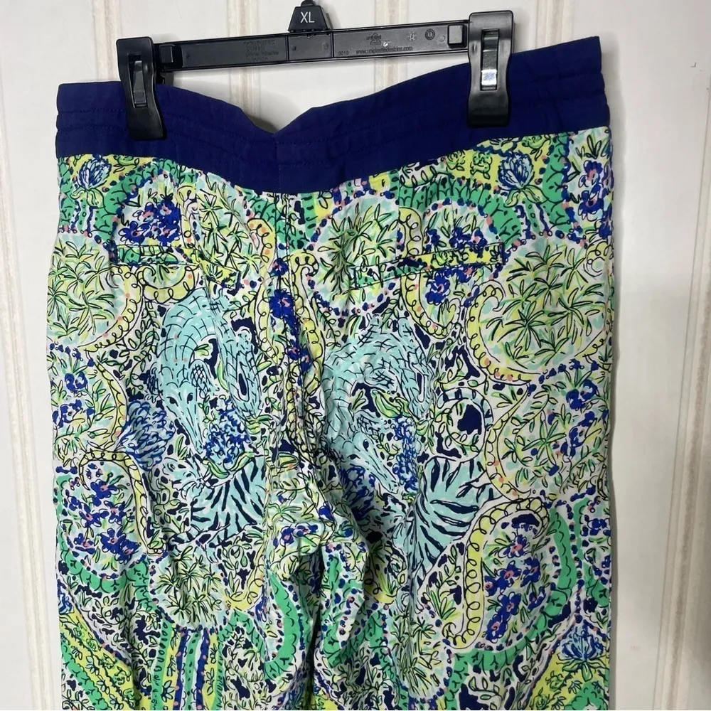 Lilly Pulitzer Philippa Beach Pant Bright Navy Escape 776 - Image 7