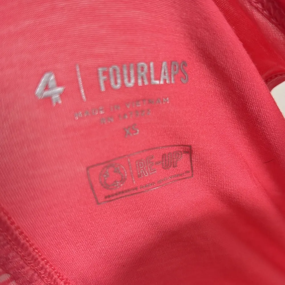 Fourlaps Surge Tank Coral Size XS NWT Athletic Gym Training Athleisure Workout Pink - Image 8