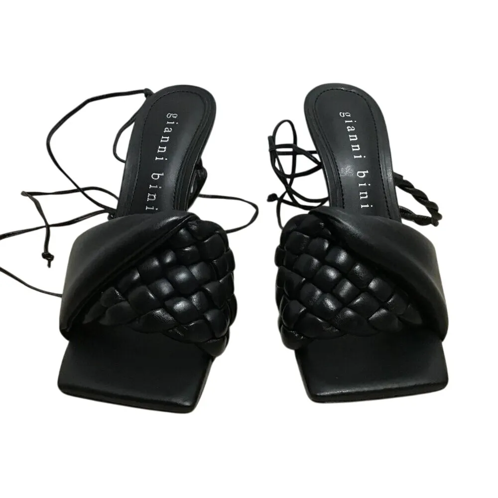 Gianni Bini Dekota Womens Black Stiletto Heels‎ Strappy Heels Size 8.5M - Image 3