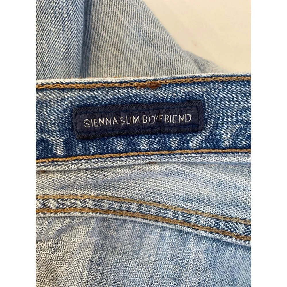 Lucky Brand Sienna Slim Boyfriend Ankle Denim Jeans EUC Sz 10/30 Destroyed Women - Image 8