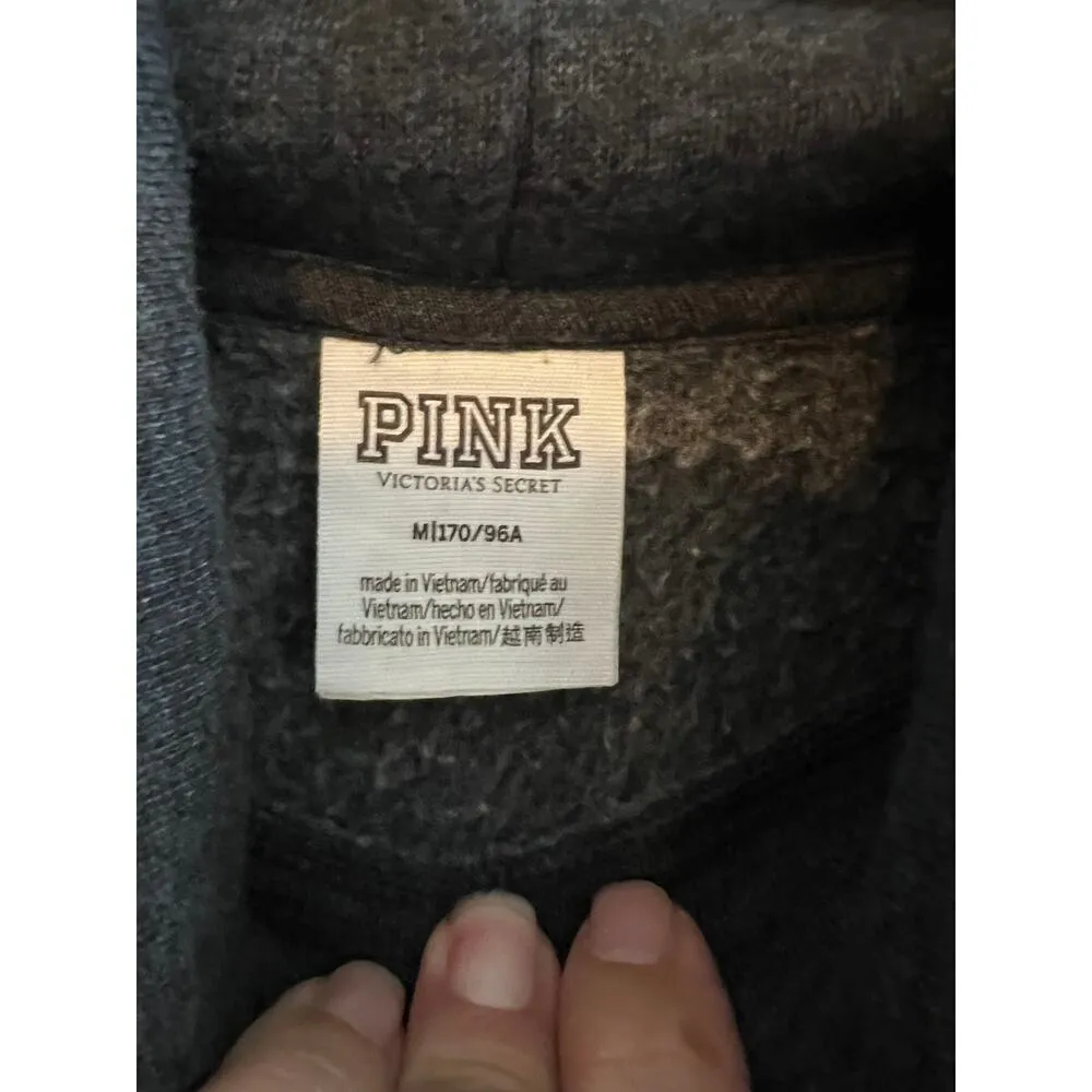 Pink Victoria Secret Pullover high neck sweater Love Pink Gray purple - Image 6