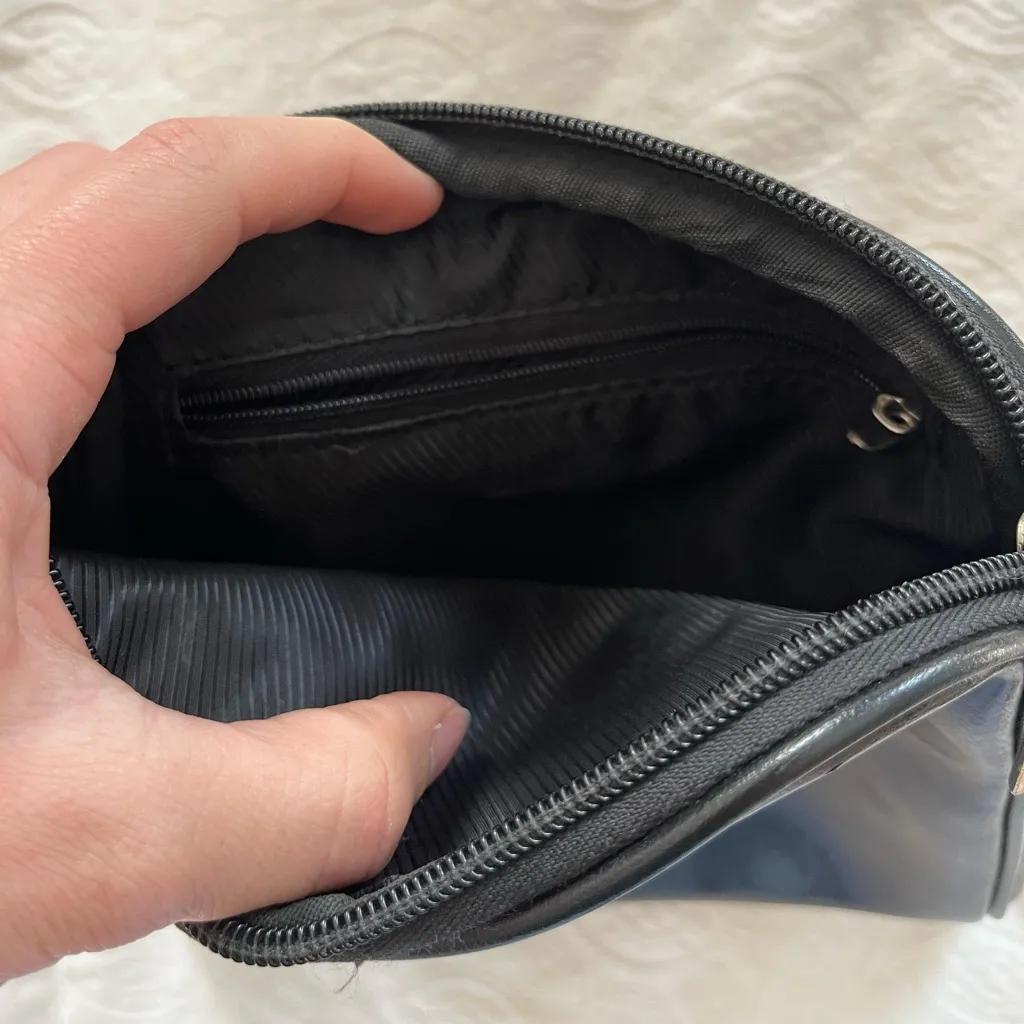 Faux leather small bag Black - Image 6