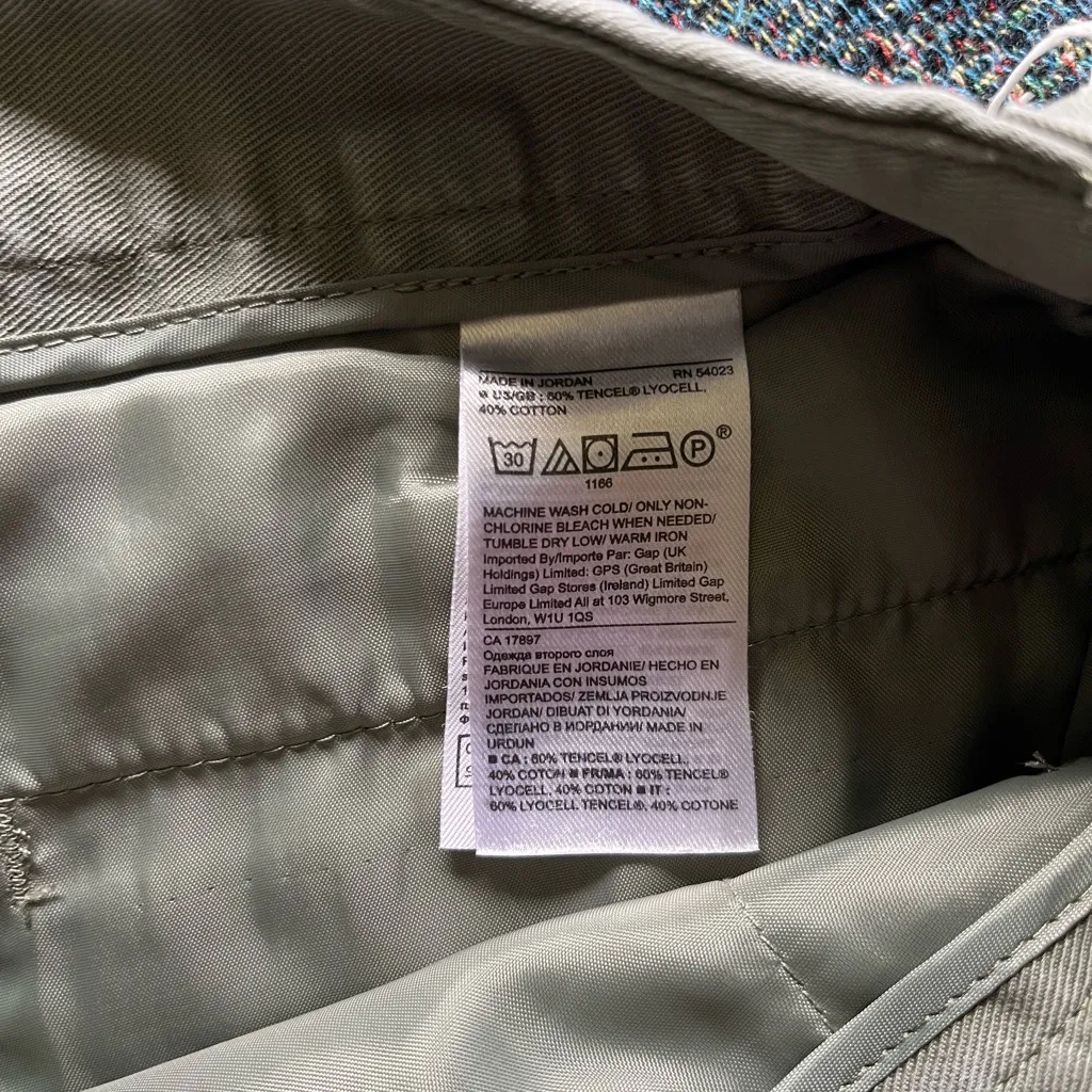 Banana Republic High Waist Green Shorts SZ 4 Bermuda Cargo Relaxed Stretch - Image 11