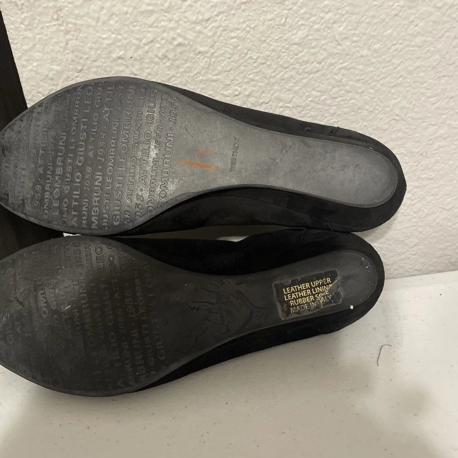 AGL Attilio Giusti Leombruni Ballet Flat Shoes Black/Nero Women’s Sz 6.5 Black - Image 11