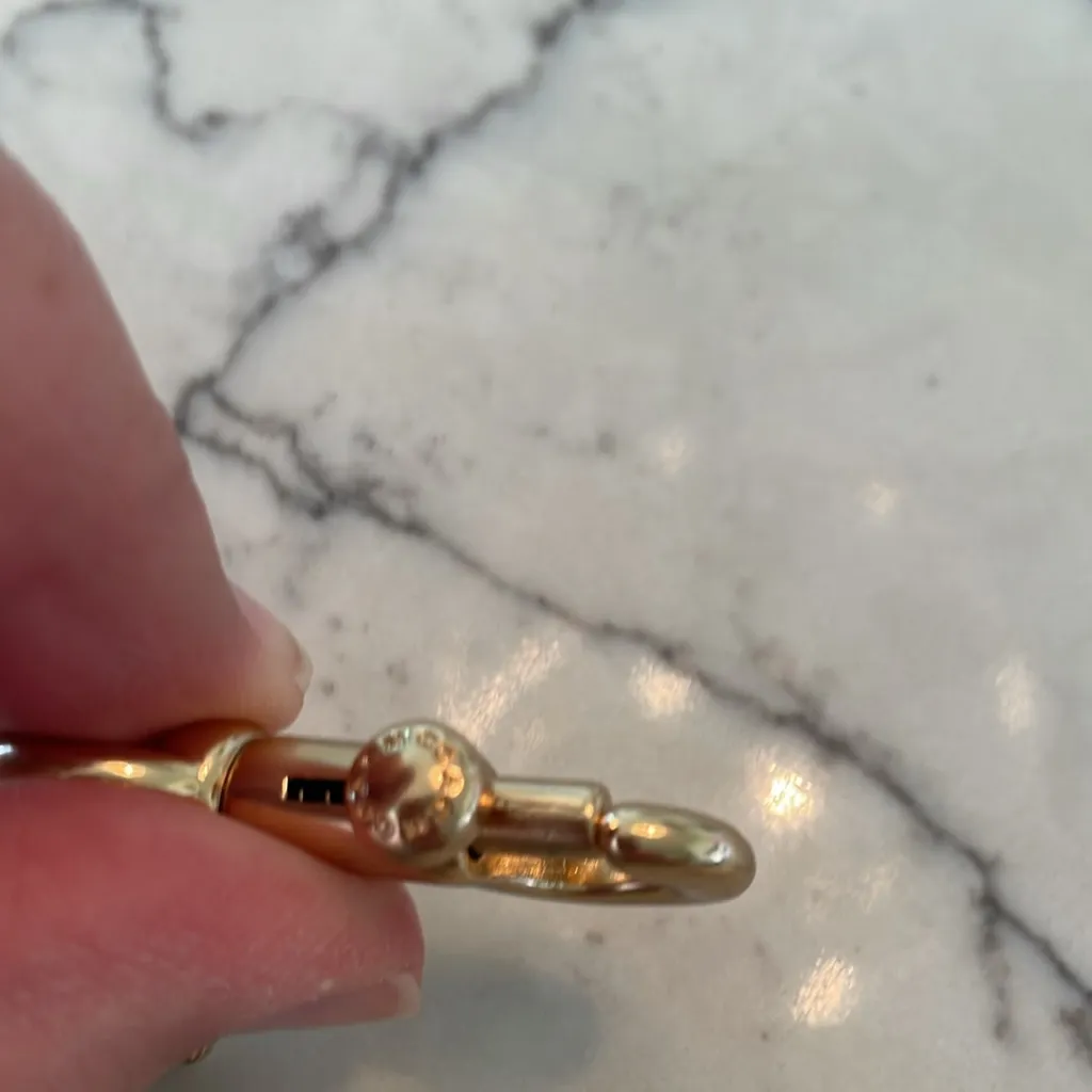 Coach Leather Glitter Bag Charm Keychain - Image 7