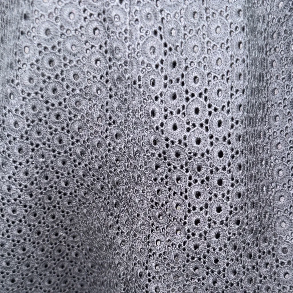 Doncaster Collection Elegant Black Eyelet Lined Women's Pants - Image 8