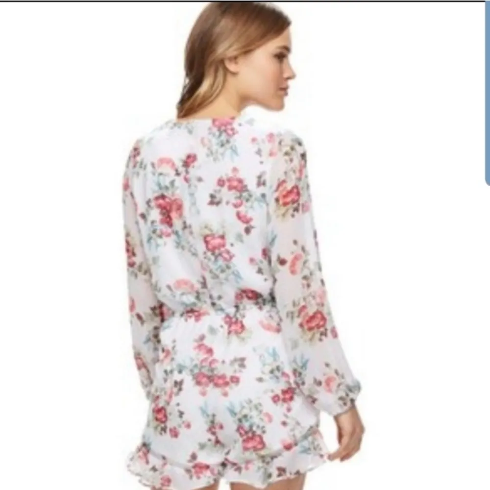 Disney Beauty and the Beast Floral Romper.  Size Small. - Image 3
