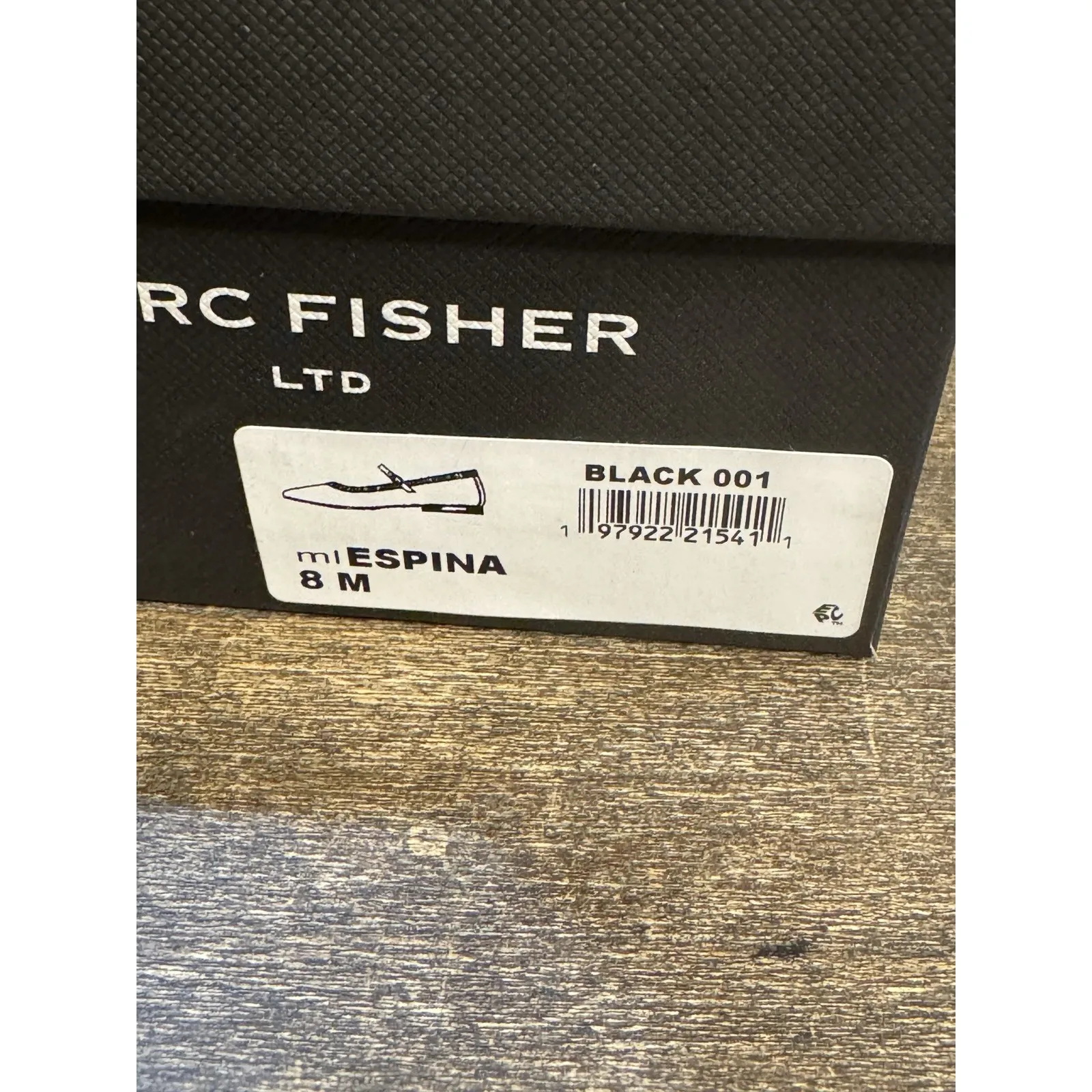 Marc‎ Fisher Women's Espina Mary Jane Ballet Flat Leather Black Size US 8! - Image 9