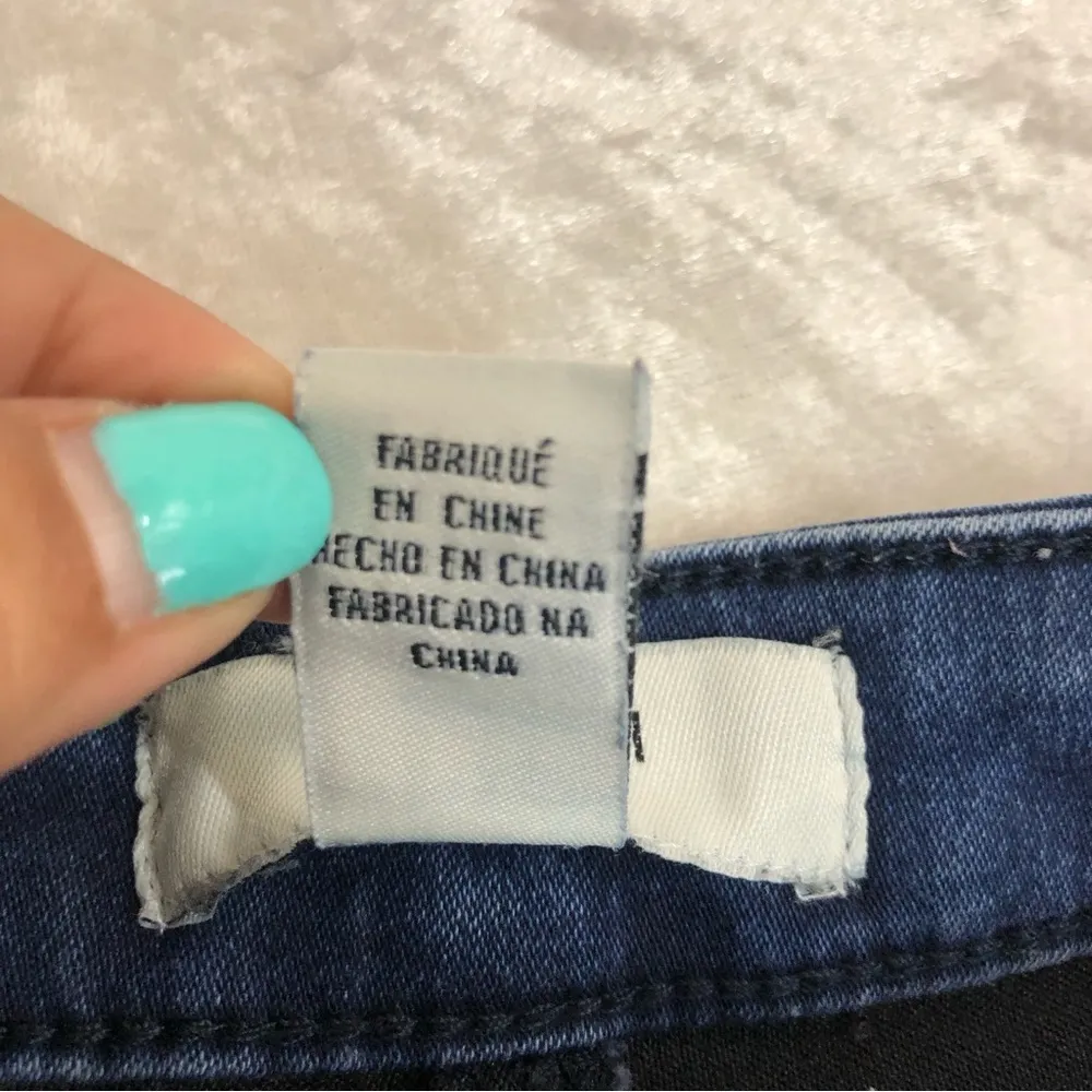 Forever 21 Los Angeles women’s blue jean denim shorts size 26 - Image 7