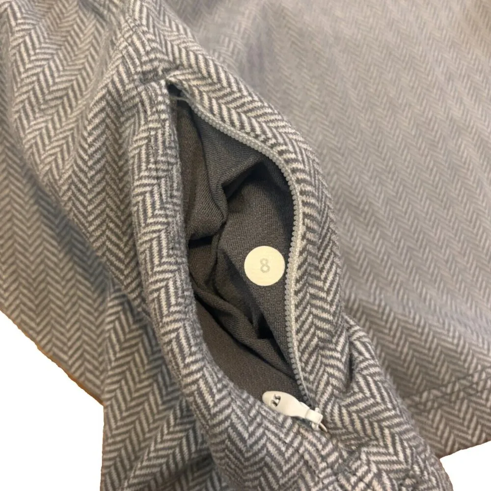 Lululemon Kanto Catch Me Womens 8 Long Sleeve Heathered Gray Athletic Shirt - Image 6