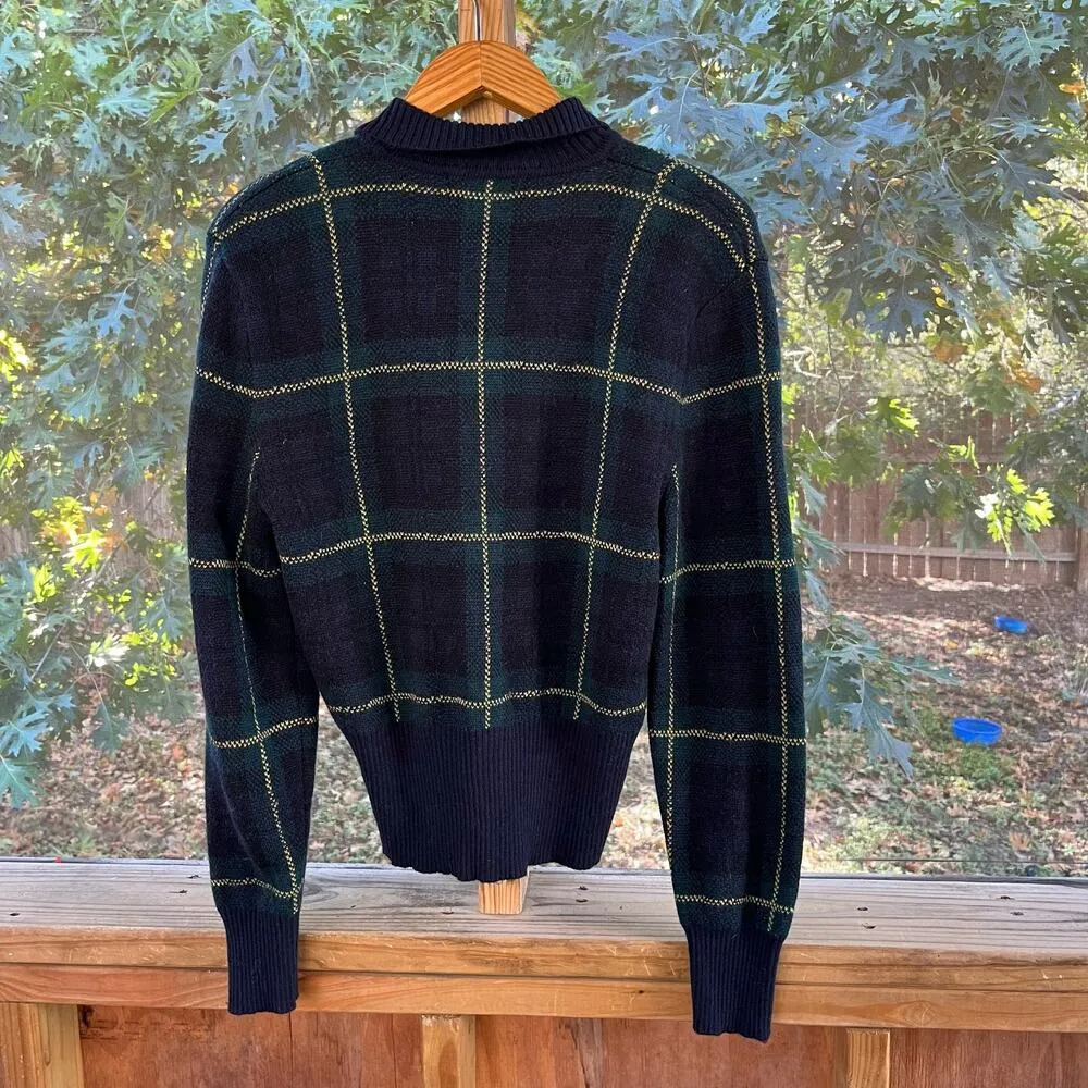 Kasper & Company A.S.L Women's Preppy Vintage Zip Front Cardigan Size L - Image 2