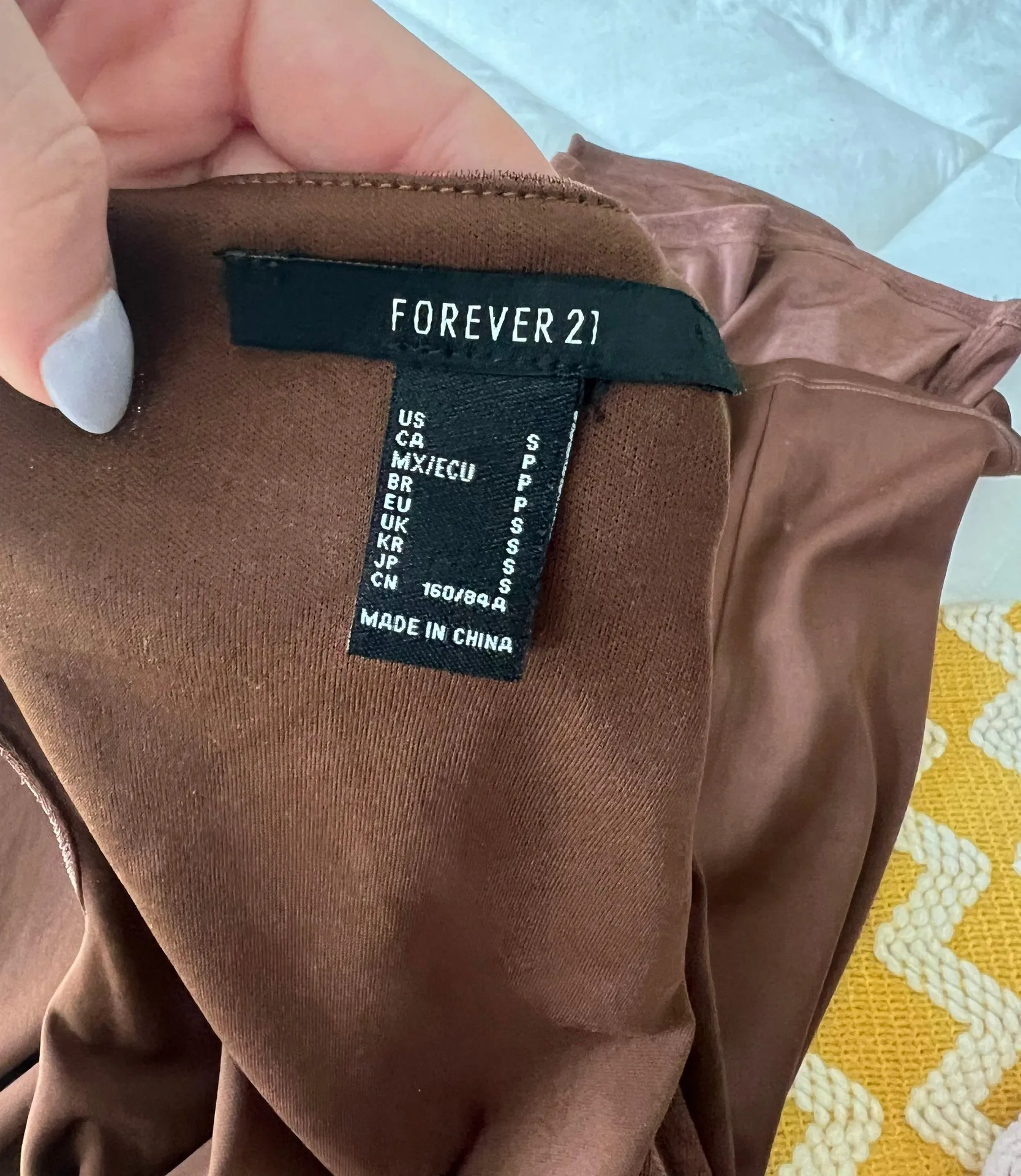 Brown High Neck Midi Dress - Image 7