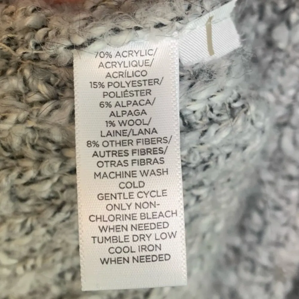 Lou & Grey Gray Chunky Open Cardigan - Image 5