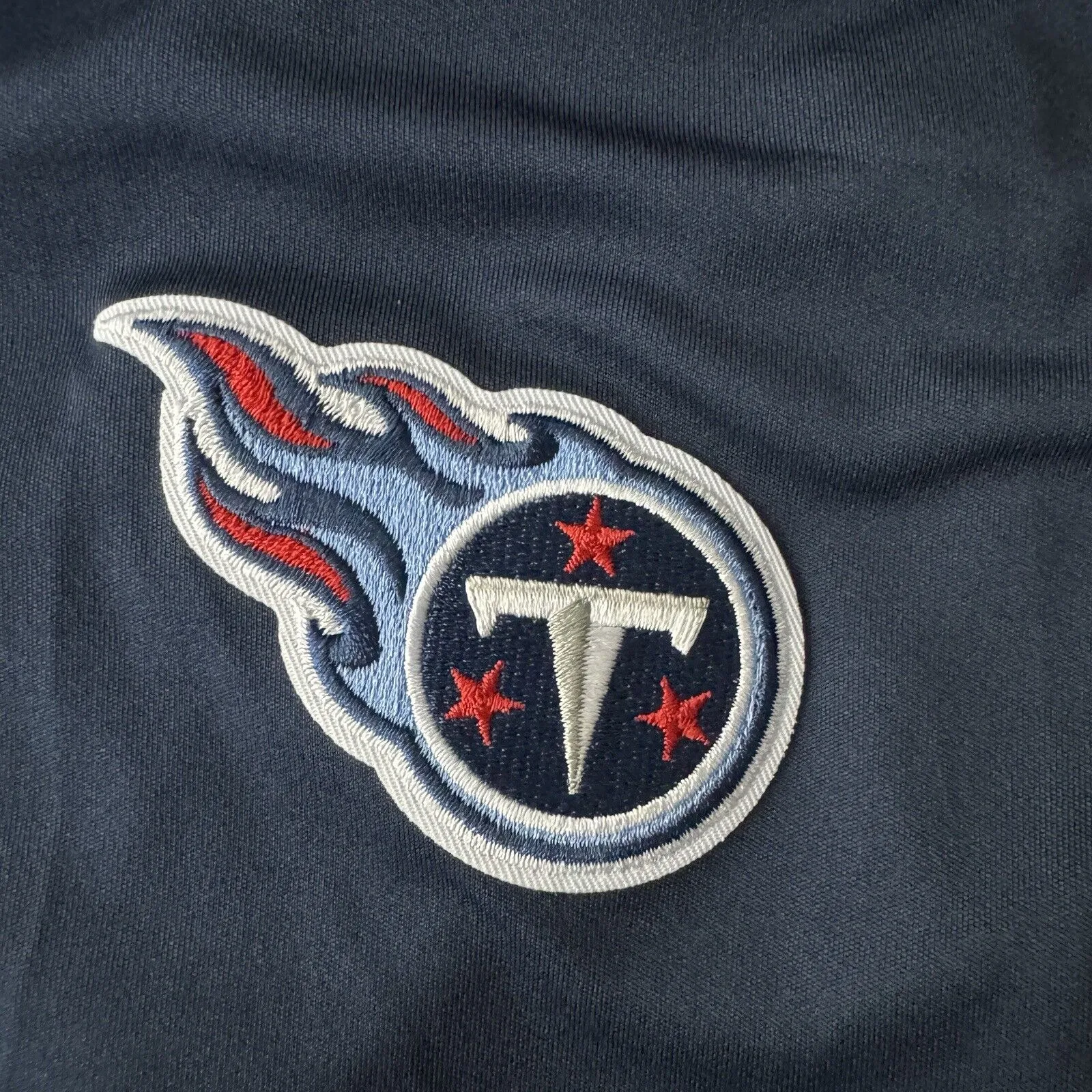 Antigua Shirt Womens Medium Navy Blue Tennessee Titans Patch Logo NFL Sportswear - Image 6