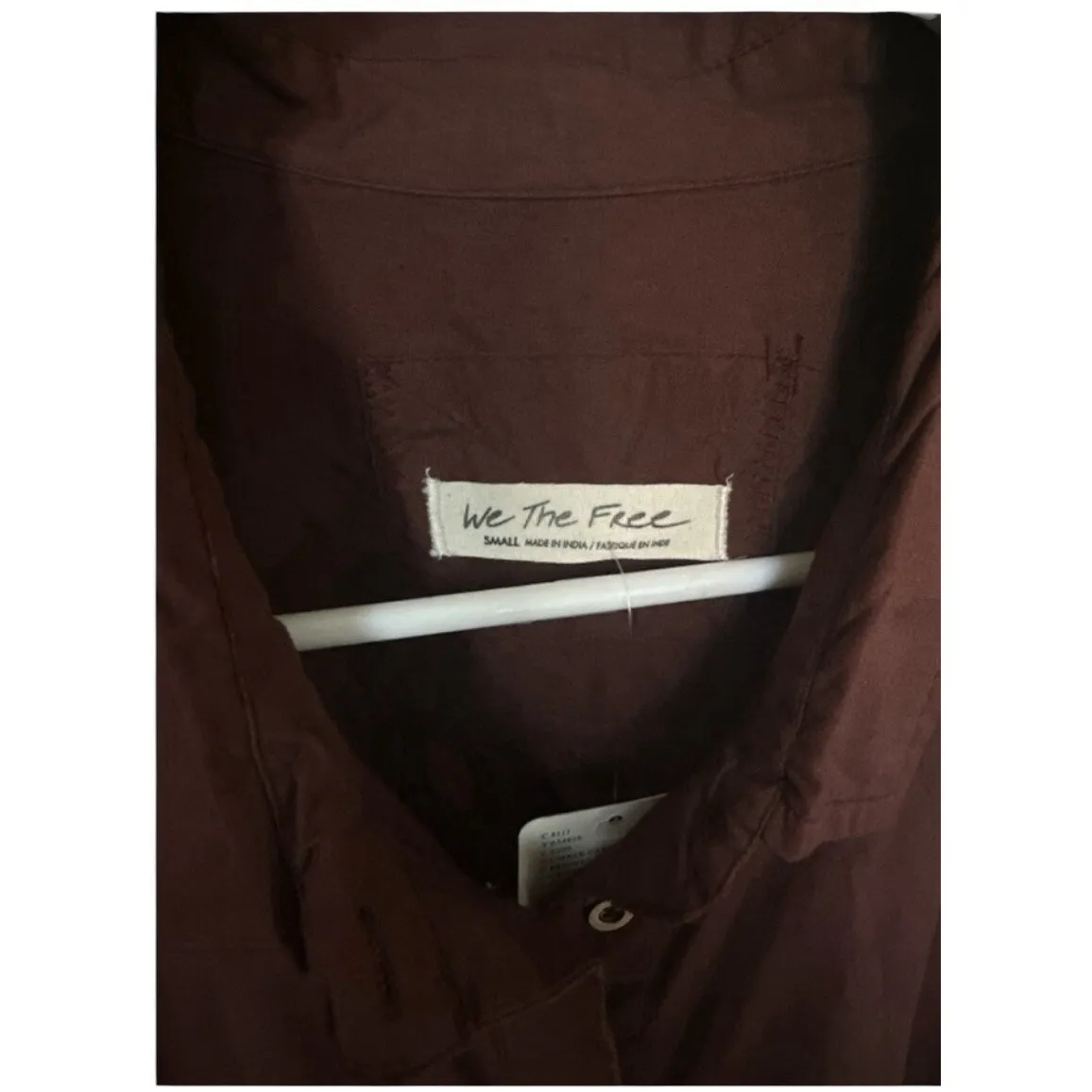 FREE PEOPLE We The Free - Freya Poplin Tunic timeless relaxed fit size S - Image 8