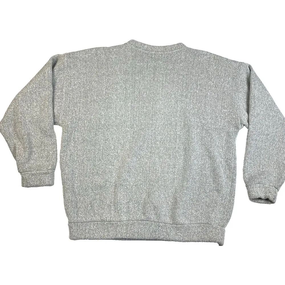 Americana USA Vintage Sweatshirt Women's Size Large Gray 4th‎ July All American - Image 5