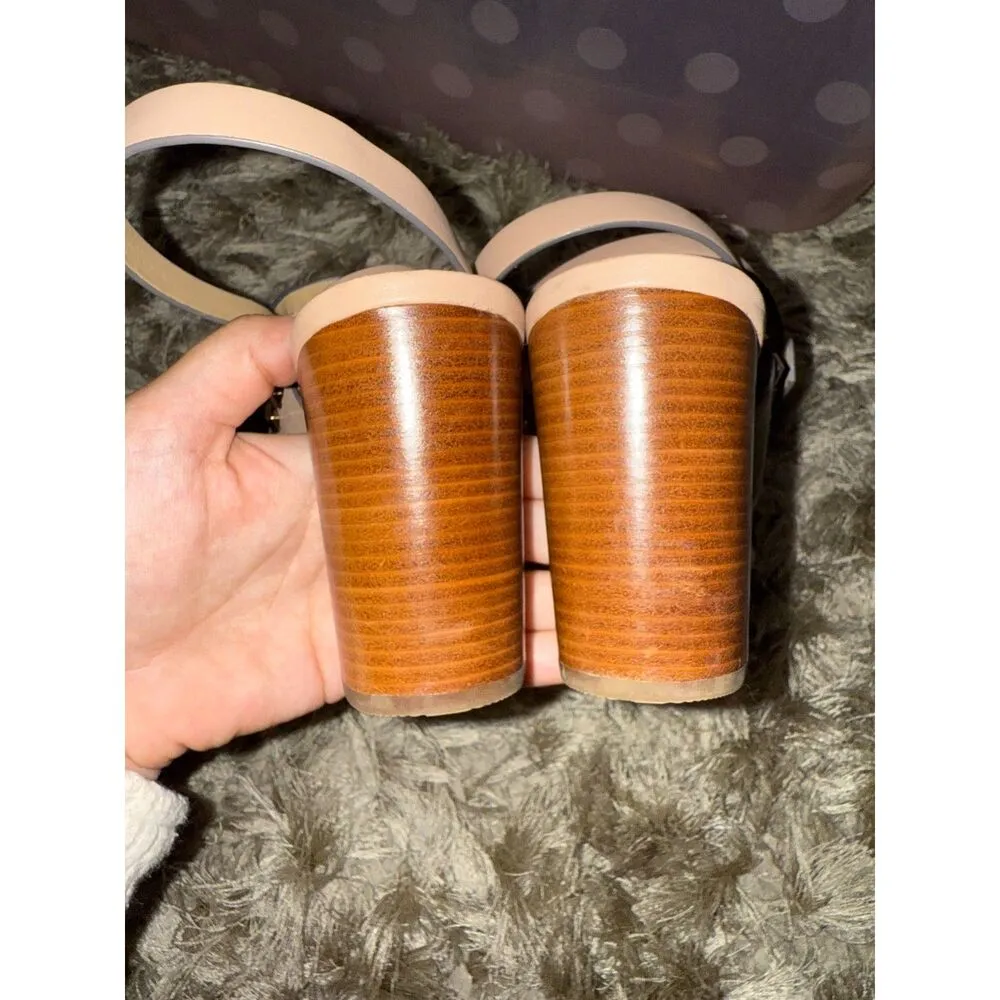 Michael Kors Valencia Studded Heel Sandal in Nude Oyster - Image 4