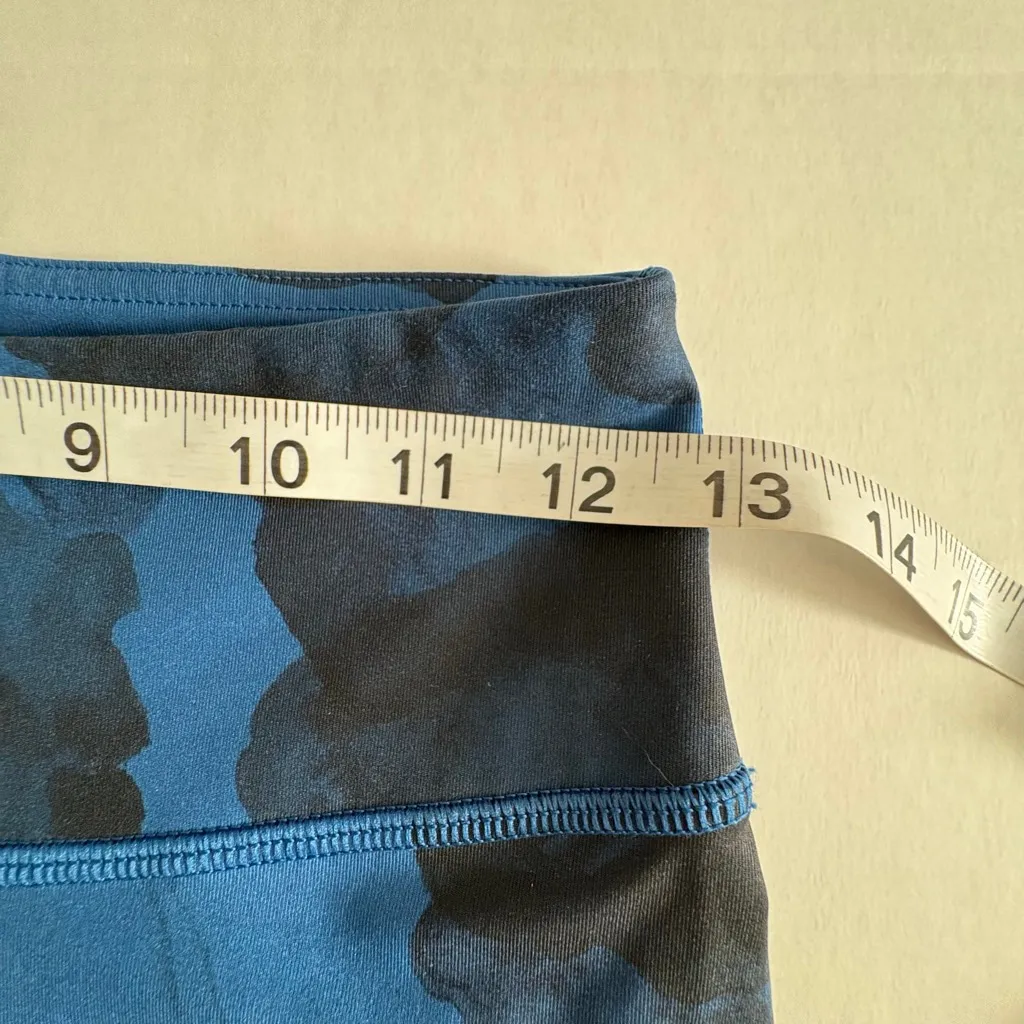 Lululemon Wunder Under Crop II leggings in the Jumbo Inky Floral Black Inkwell 4 - Image 11