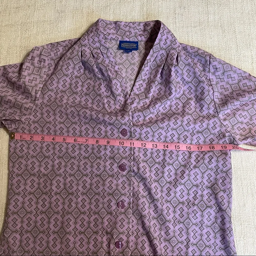 Pendleton  Tribal Print Button Blouse - Image 13