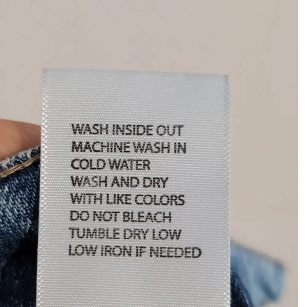 KanCan Distressed Straight Leg Ankle Jeans Blue 27 NEW - Image 5