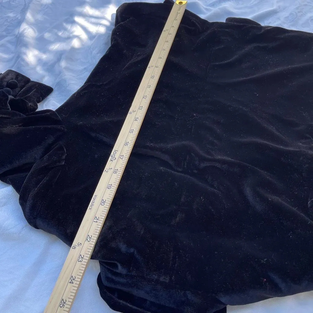 The Post size S black velvet blazer . - Image 3