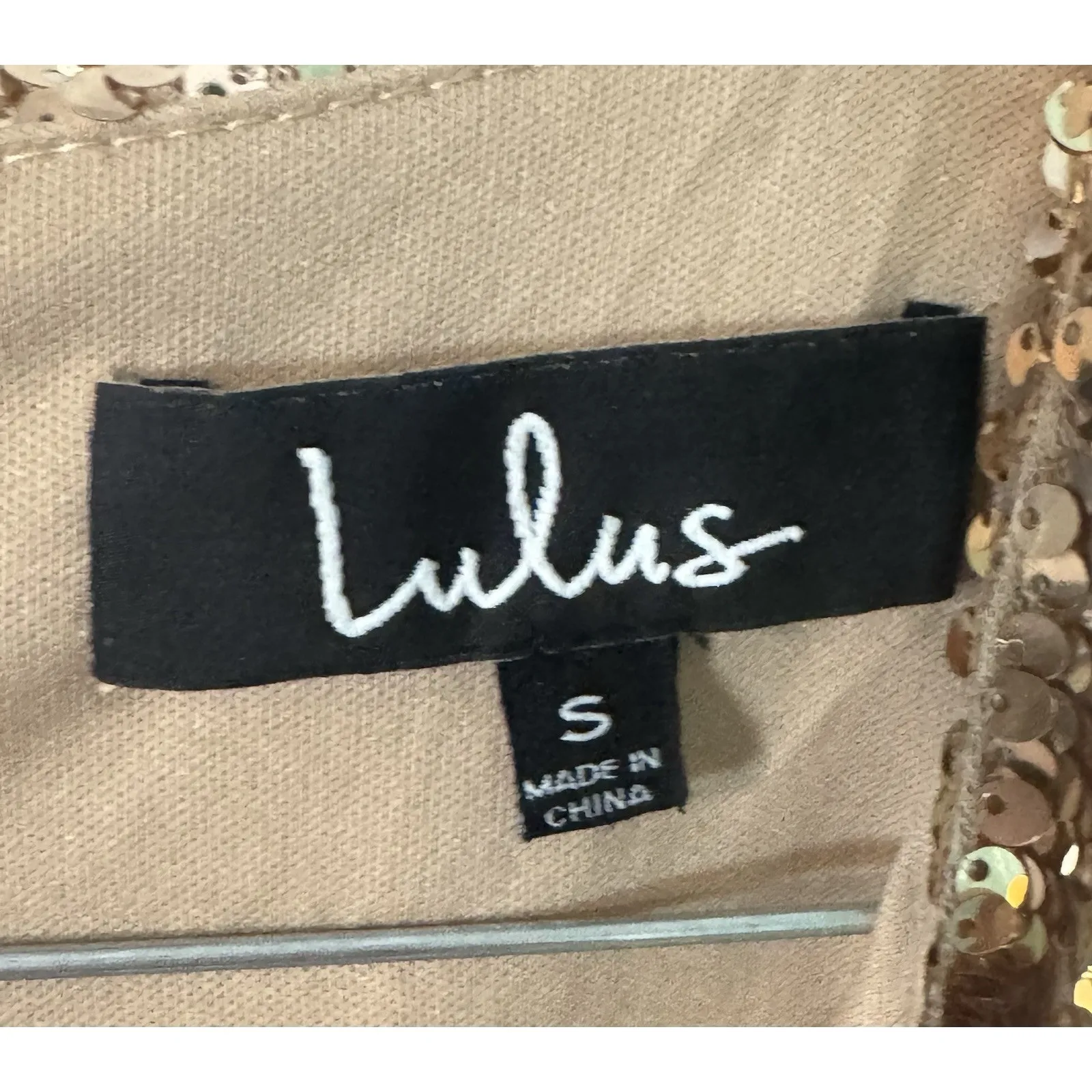 Lulus NWT  Copper Sequin Dress, Prom, HOCO, Wedding, Formal, Small - Image 10