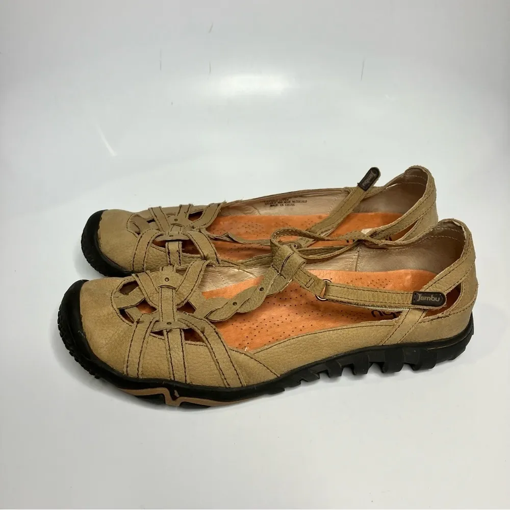 Jambu‎ Xterra air vent 360 sandals tan leather size 10 - Image 4