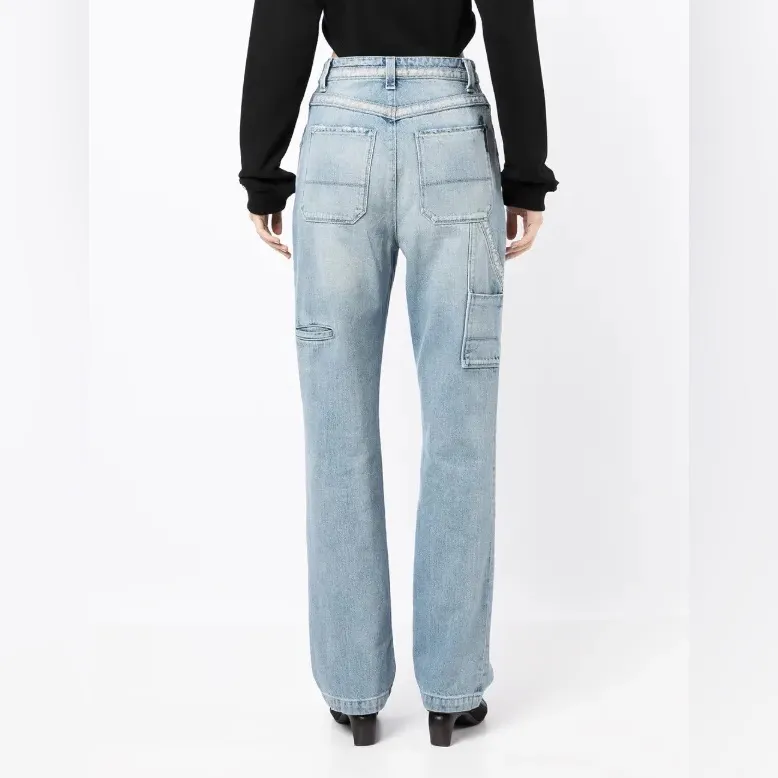 NWT RtA Road to Awe Rowan High Rise Relaxed Fit Straight Leg Jeans sz 27 Blue - Image 5