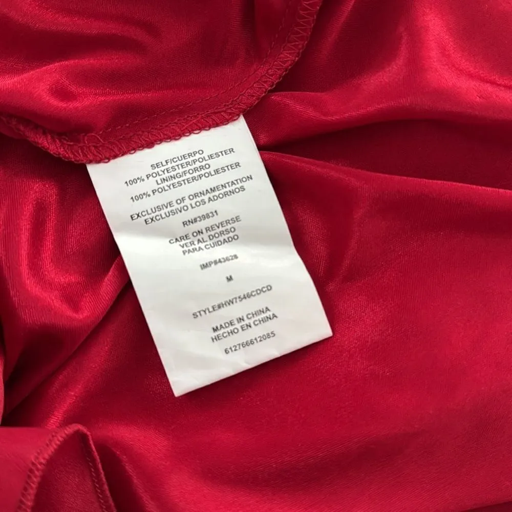 Hollywould  Red High Low Red dress NWT - Image 11