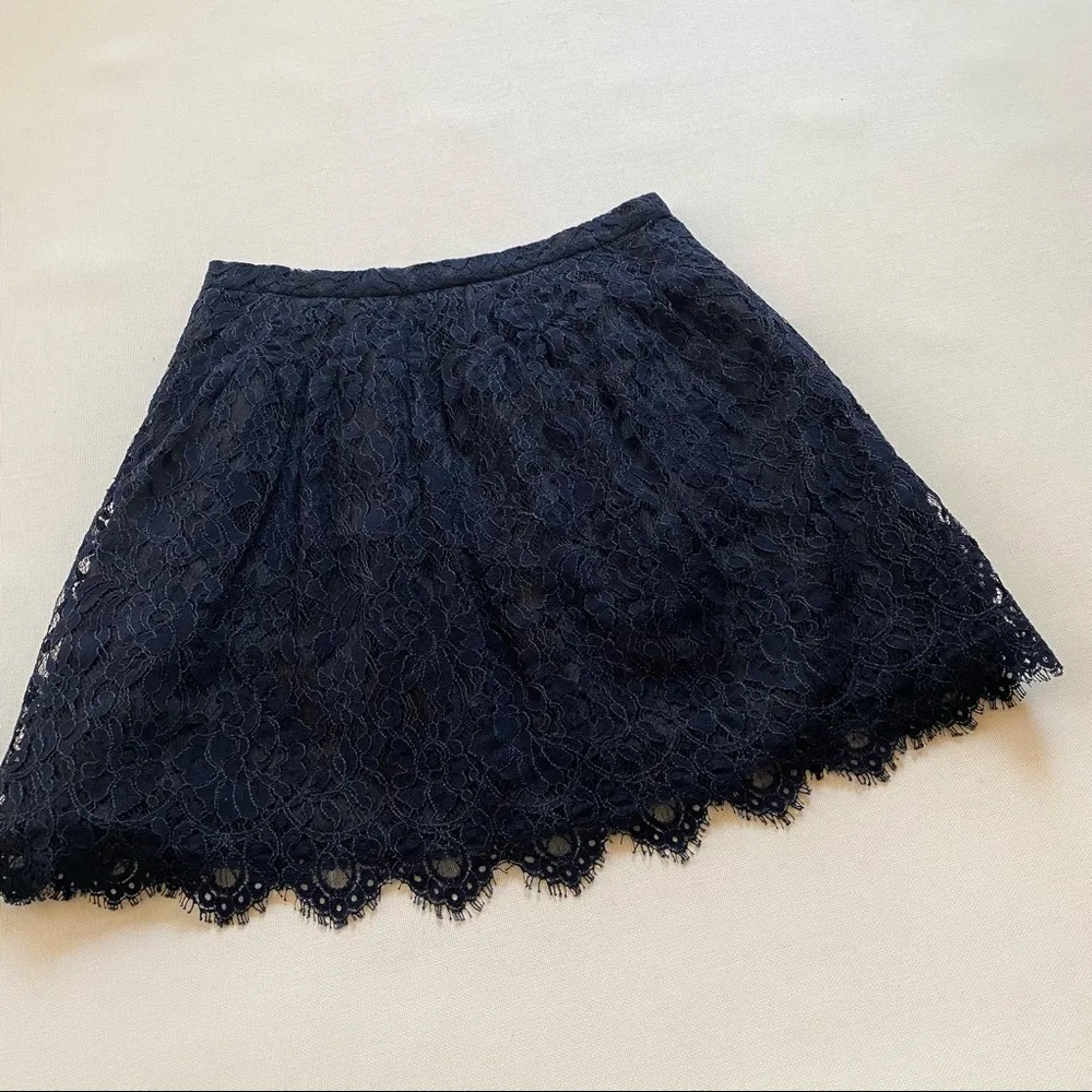 J. Crew Lace Overlay Short Skirt - Image 8