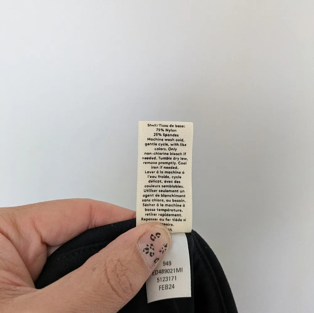 Open Edit  Midi Black Skirt Sz L - Image 4