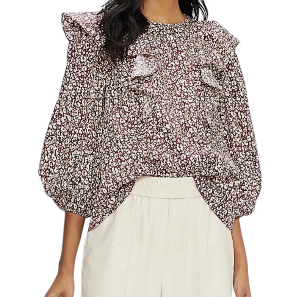 Ted Baker  SANJAA FRILL BALOON SLEEVE TOP - Image 2