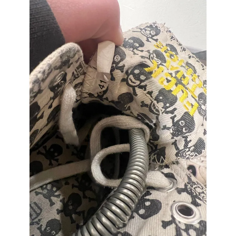 Vintage Schmoove Punk Rock Grunge Sneakers Womens 41 White Size 9.5 - Image 5