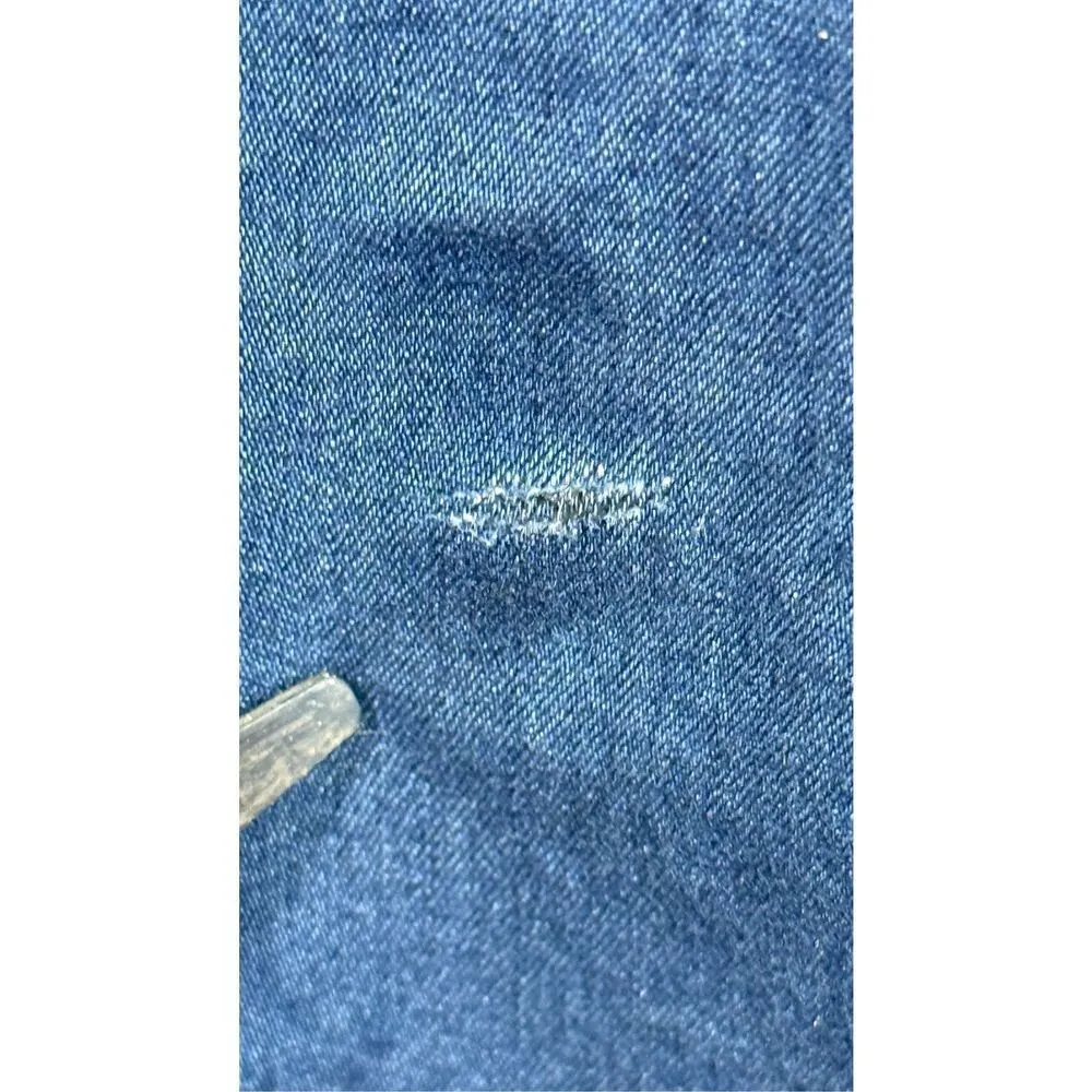 Old Navy  Roll Sleeve denim dress size medium - Image 8